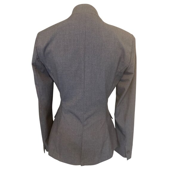 2/$30 ZARA Size 2 Basic Collection Blazer Jacket Dark Navy/Gray - Picture 12 of 14